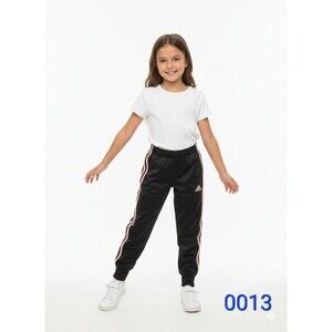 Adidas black & pink joggers - size 4T - 0013